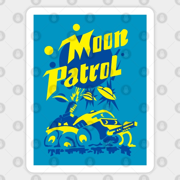 Moon Patrol Magnet by cunningmunki